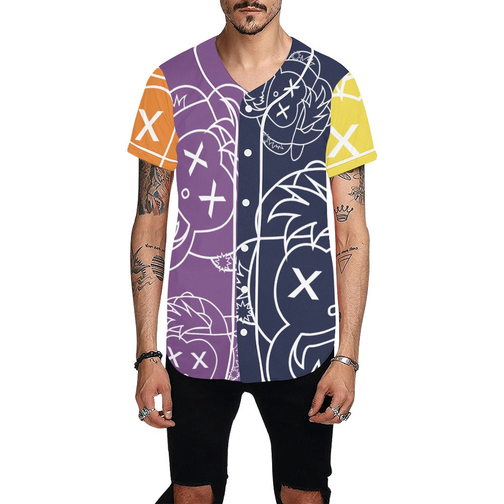 Custom Sakura Way - Customized Men's Sublimated 2-Button Baseball Jersey